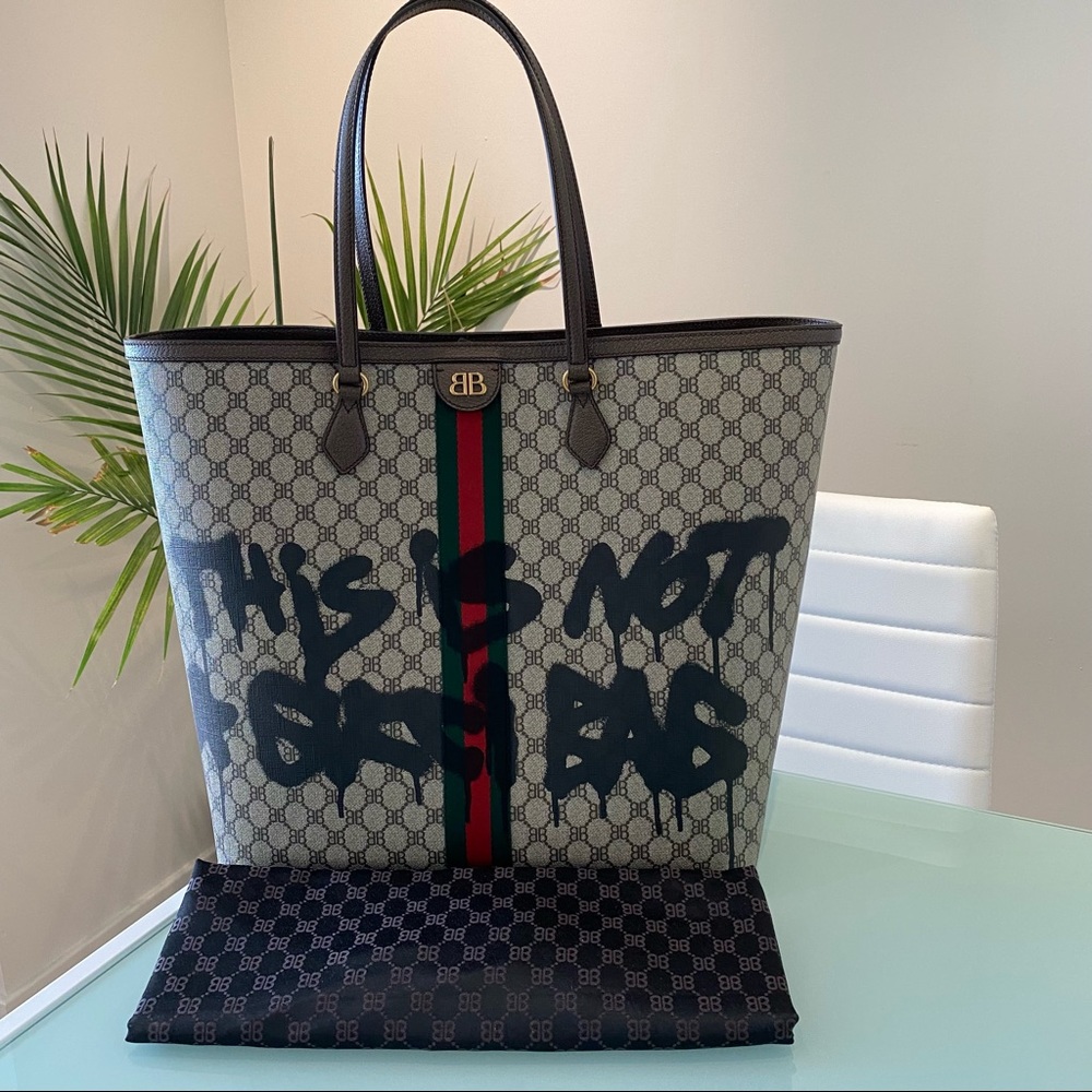 BALENCIAGA GUCCI HACKER PROJECT XL MENS TOTE